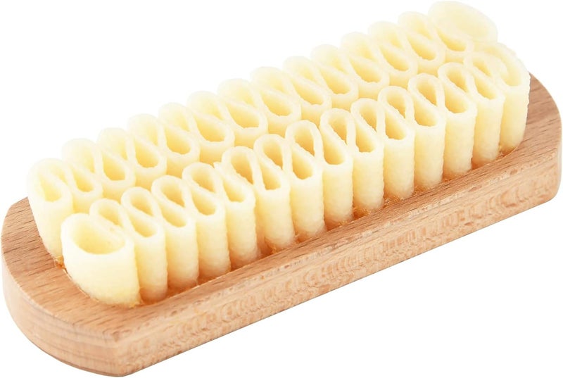 SAPHIR Wooden Crepe Brush for Leather and Suede Care